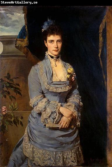 Heinrich von Angeli Portrait of Grand Duchess Maria Fiodorovna